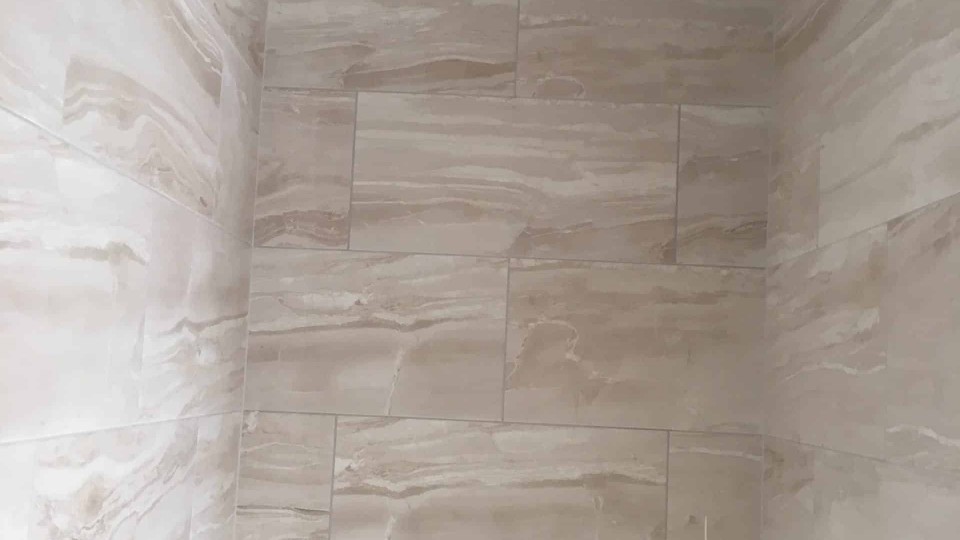 Bathroom tiling