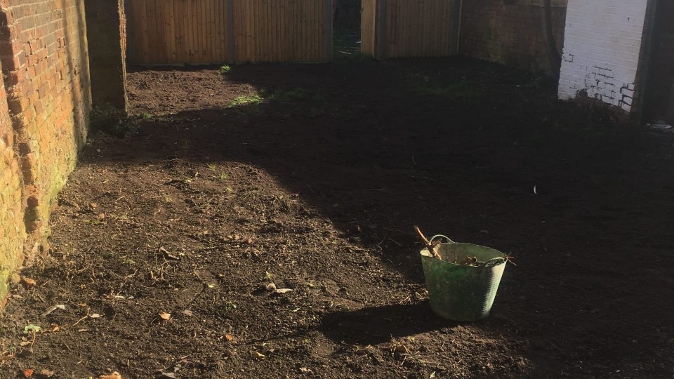 Garden preparation for turf installation