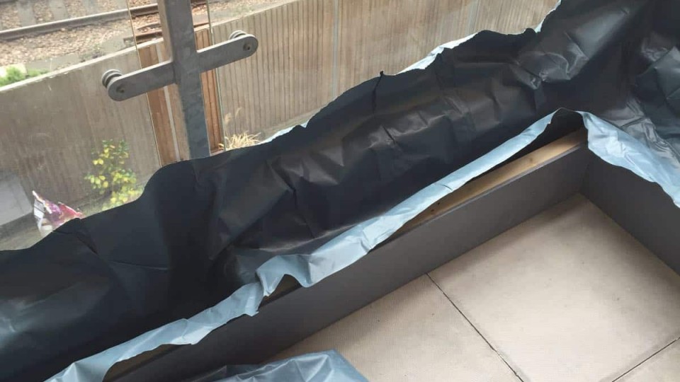 Installing the lining