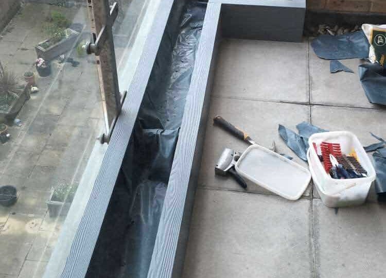 Completed frame after painting