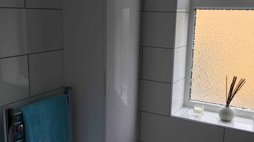 New bathroom storage