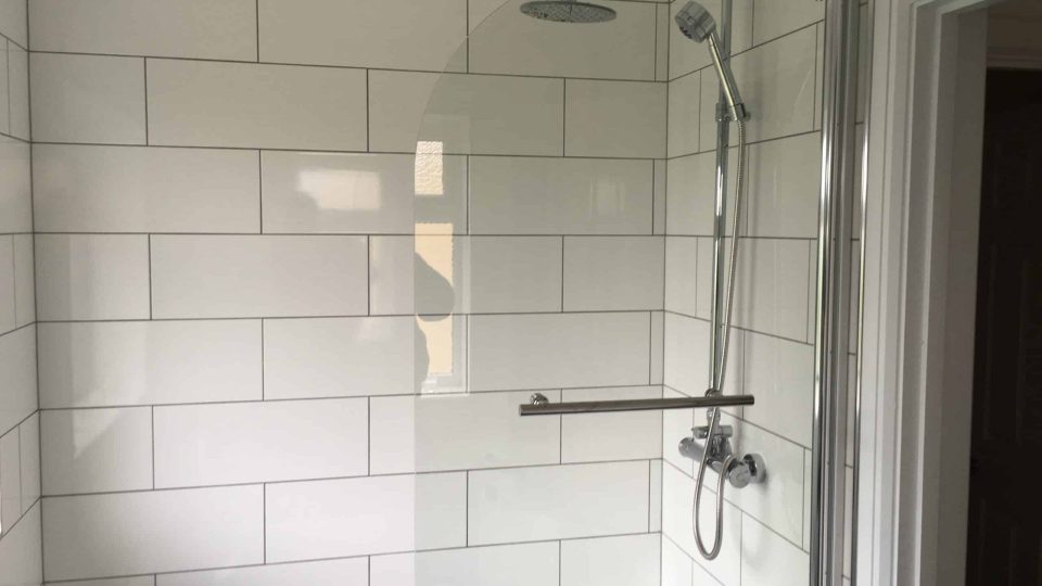 New bathtub & shower