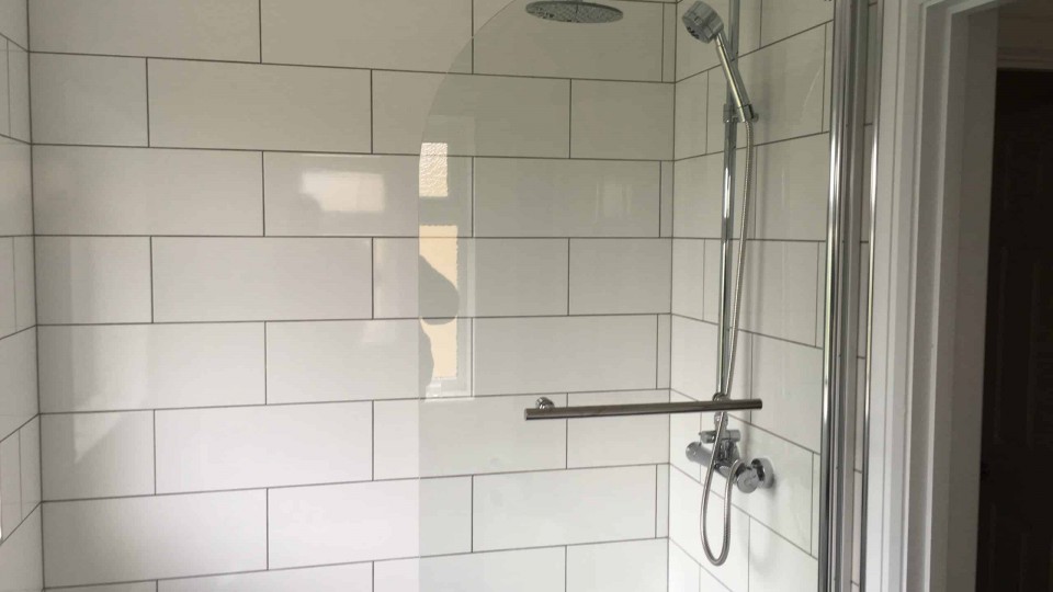 New bathtub & shower