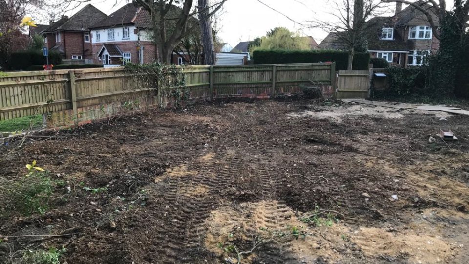 Preparing & levelling ground