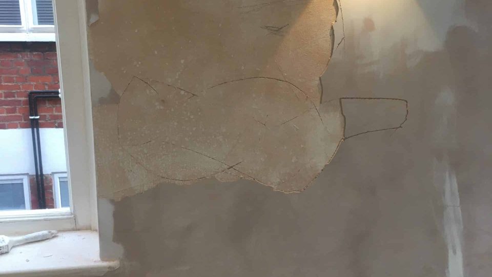 Preparation of walls