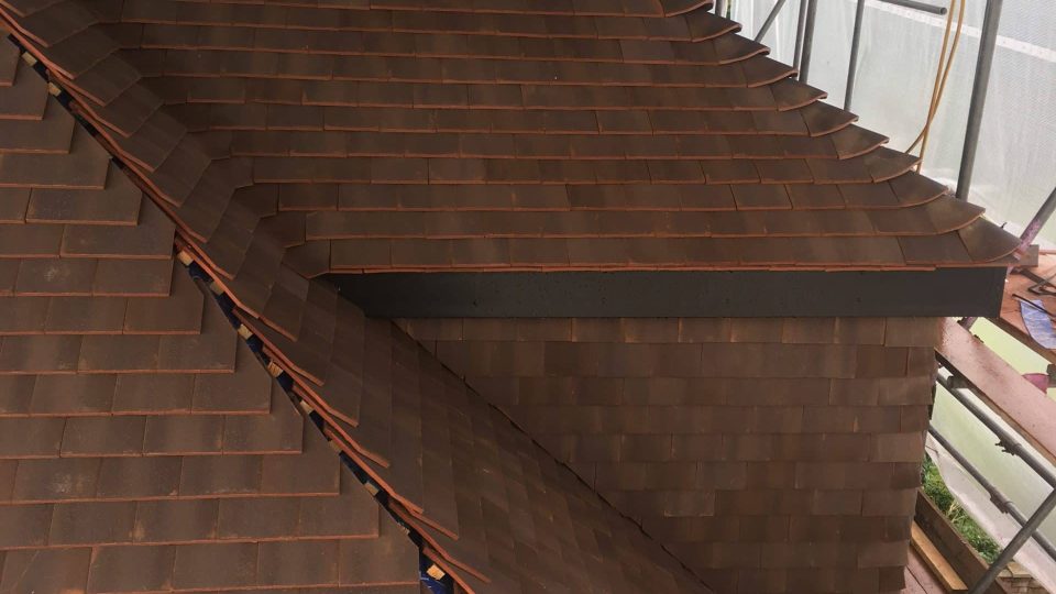 Construction of new roof