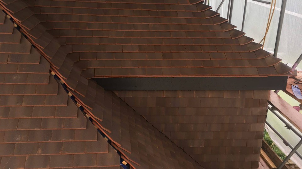 Construction of new roof