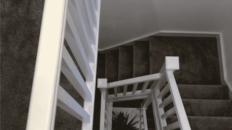 Competed winder staircase