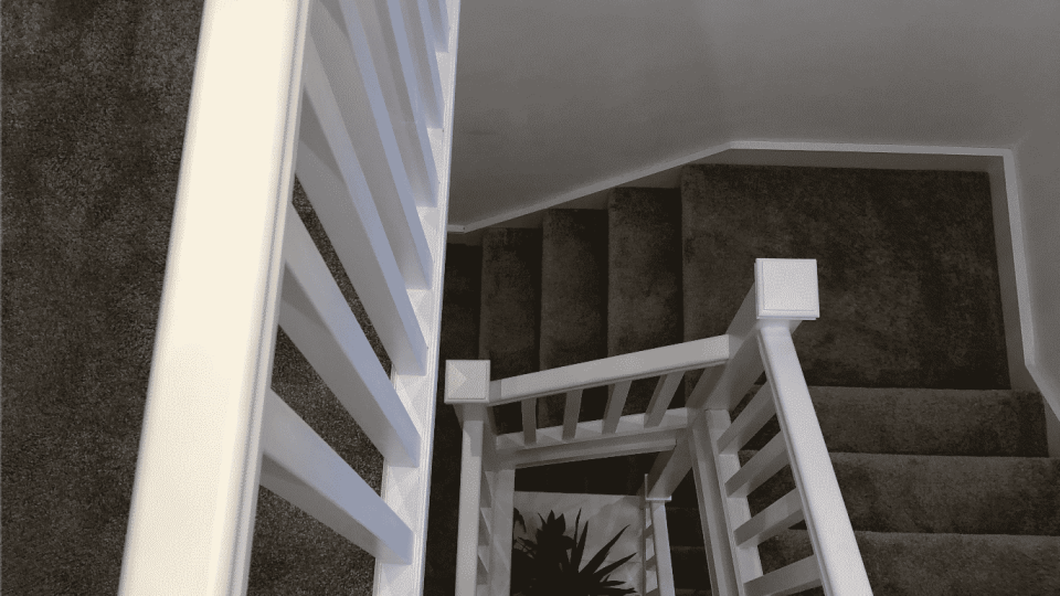 Competed winder staircase