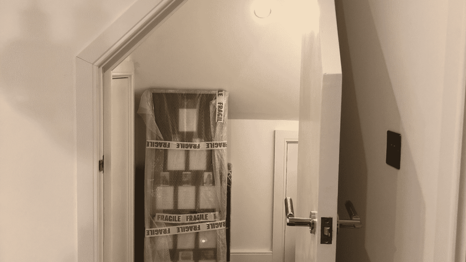 Completed storage area