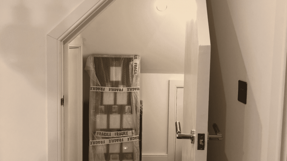 Completed storage area