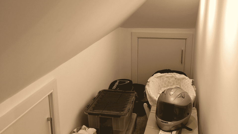 Completed storage area