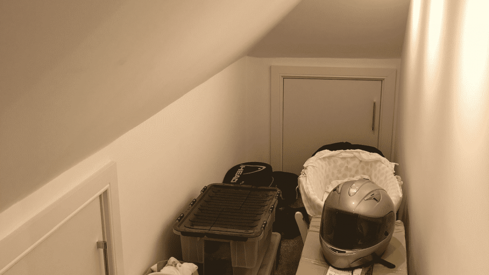 Completed storage area